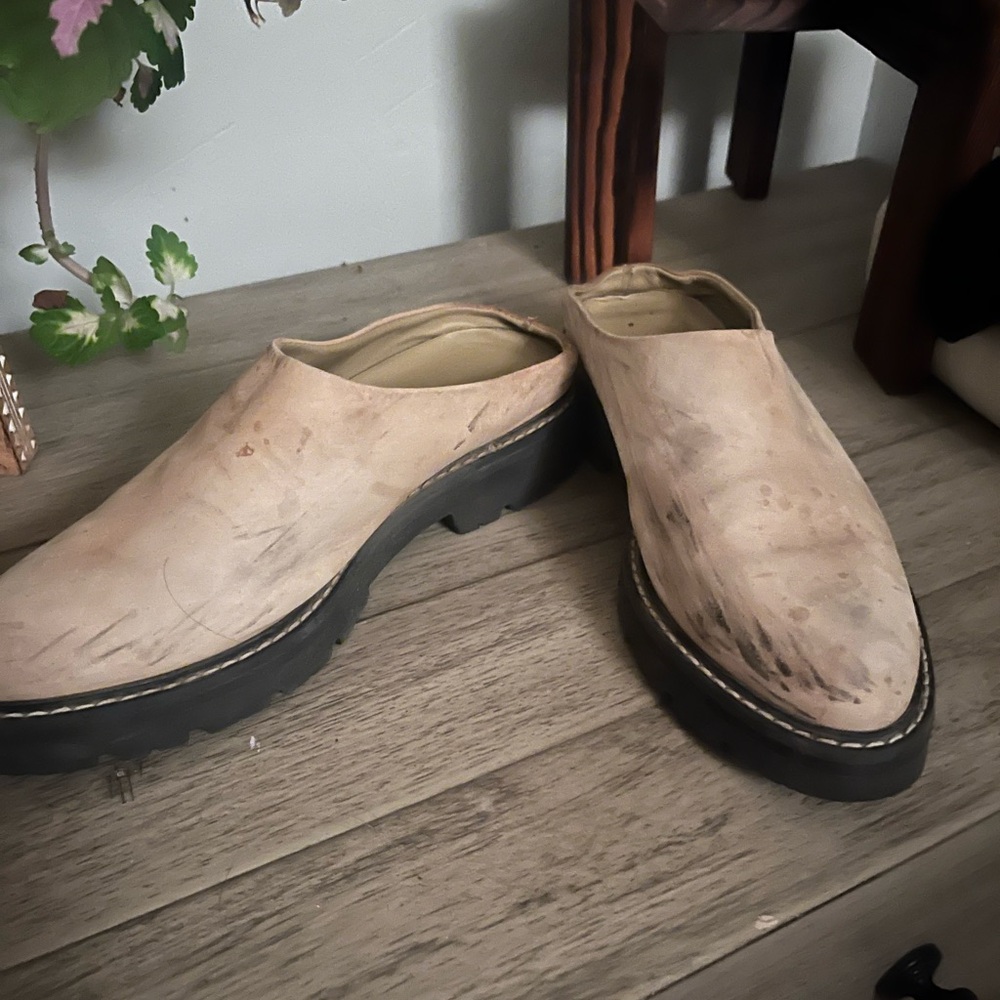 Jenni Kayne Oiled Leather Lug Sole Shoes